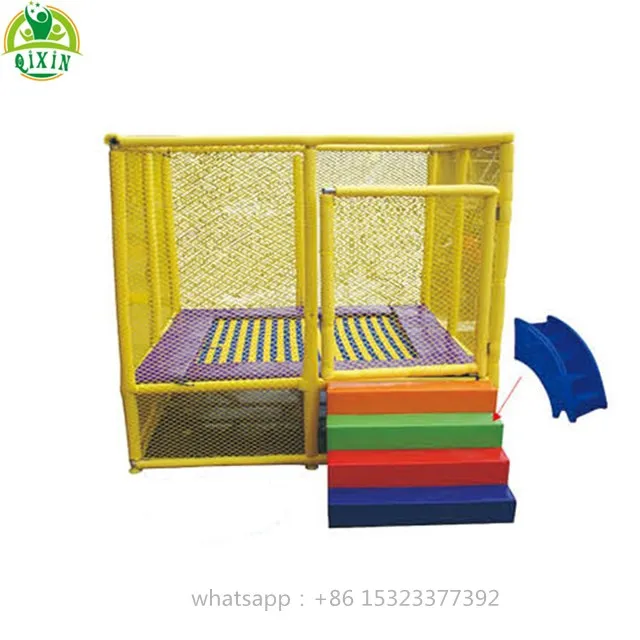 Entertainment park outdoor trampoline jumping with soft play pool trampoline