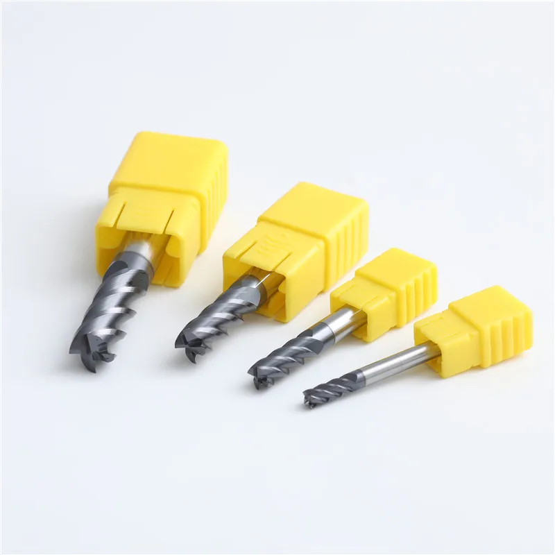 hrc60 4 flutes mingtaishun milling cutter cutting tools cnc cobalt endmill 5mm 6.5 mm 60 degree end mill bits for router