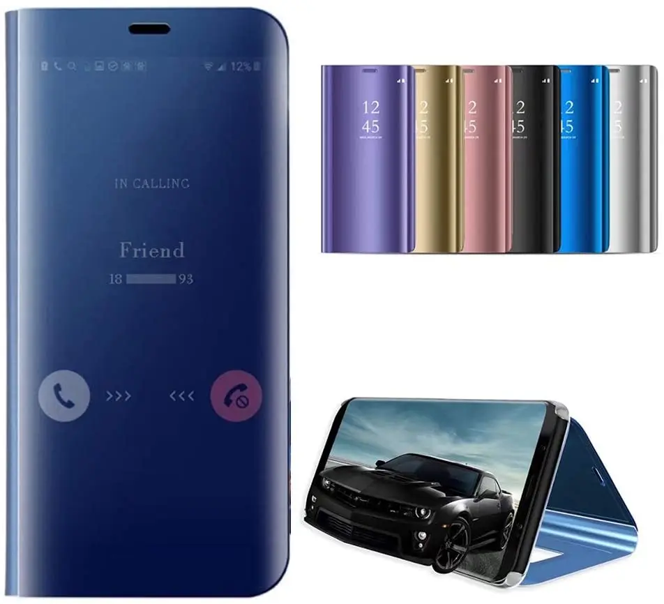 Оригинальный прозрачный чехол Shemax для Samsung Galaxy Note20 Ultra, полноразмерный умный защитный чехол-книжка для Note 20