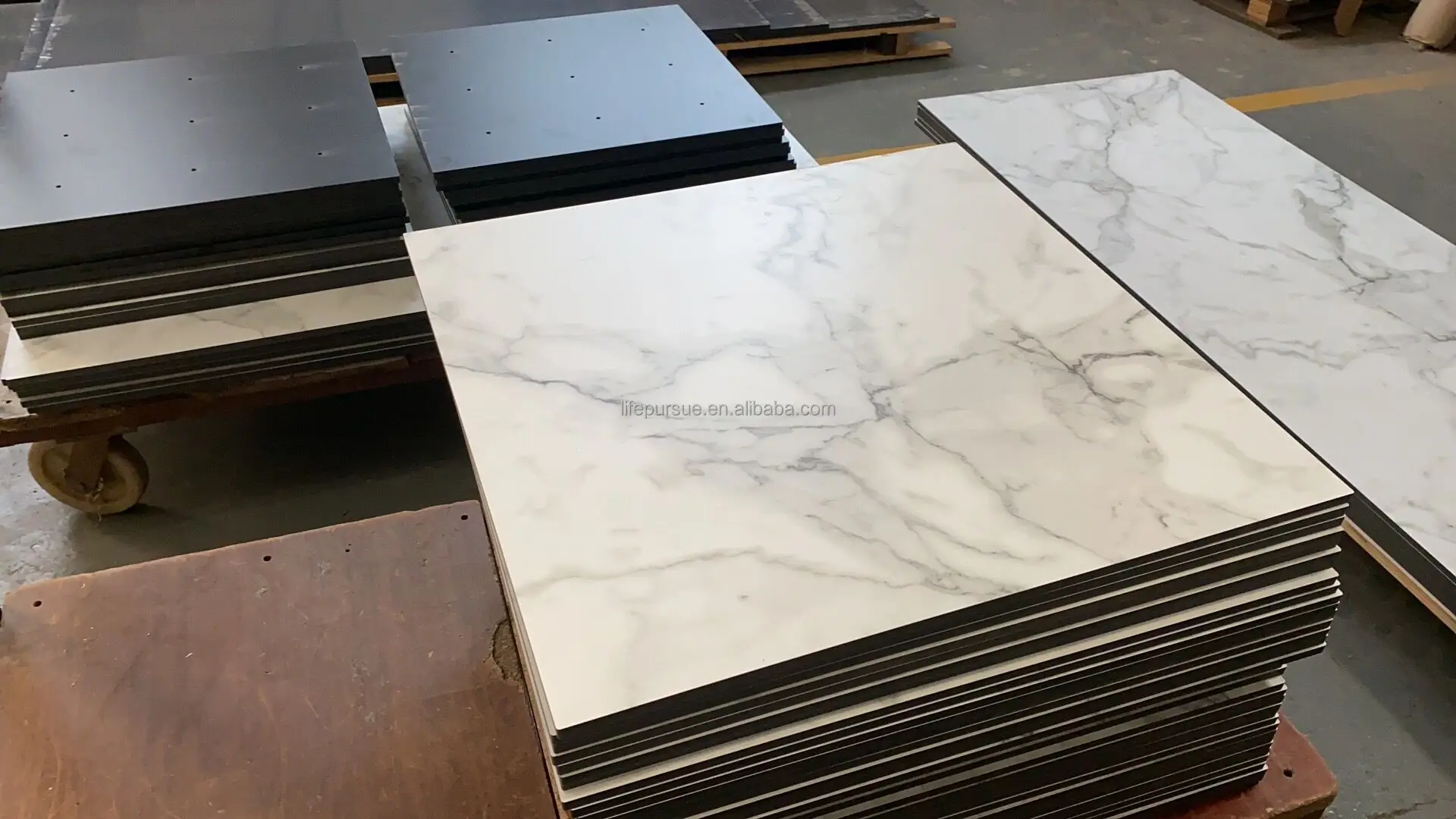 Lifepursue contract furniture meeting table HPL top with steel base