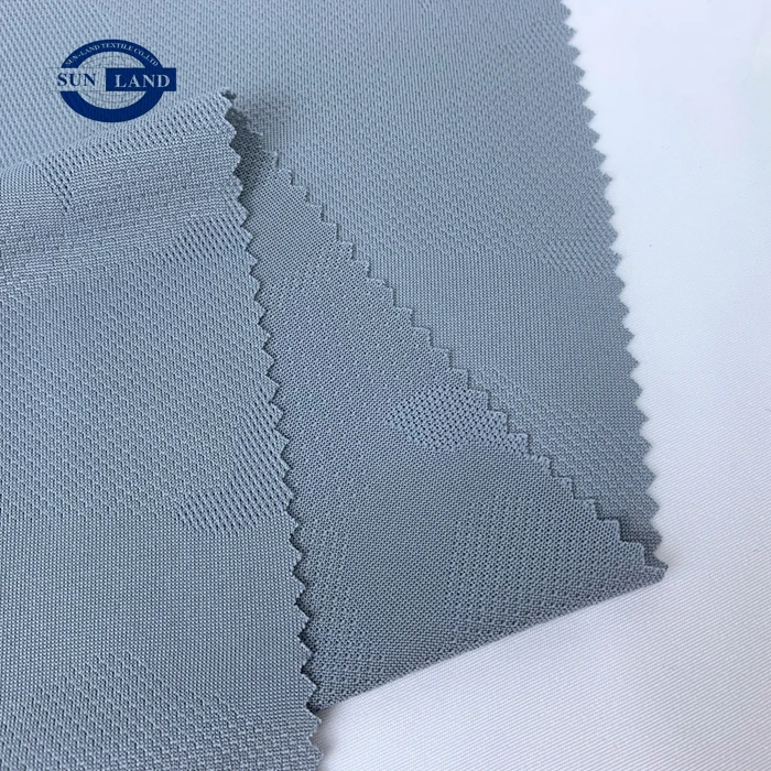 custom solid dye casual men fashion polo shirt clothing 100 polyester jacquard knit mesh fabric