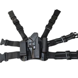 CQC Tactical Gear Quick Release Gun Holder High Quality Plastic Right Leg Gun Holster