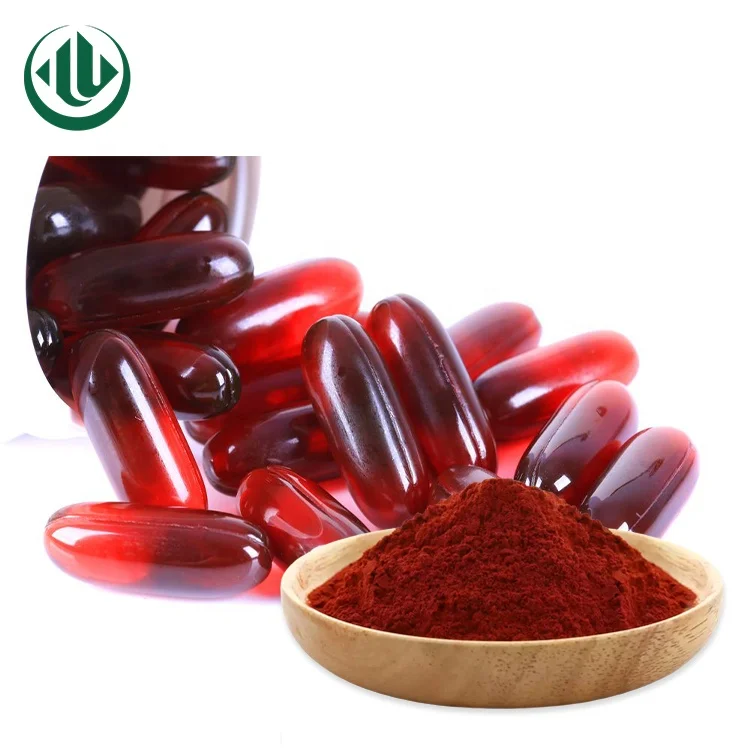 China Manufacturer Price 2% 5% 10% Astaxanthin 100% Natural Pure Astaxanthin Powder