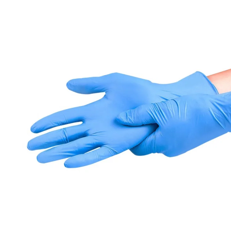100 шт./кор. упаковка синих нитриловых перчаток, машина для изготовления образцов порошка, латексные резиновые синтетические защитные перчатки, собственный дизайн