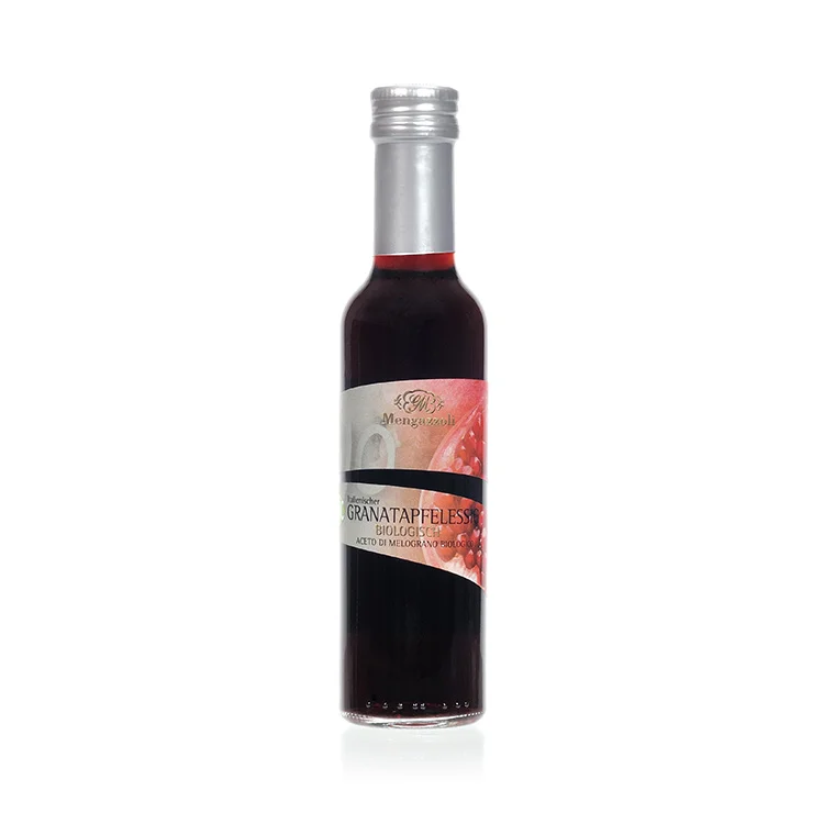 
Organic Pomegranate Vinegar made with 100% pomegranate Juice - Made in Italy Balsamic Vinegar 