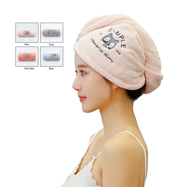 Best Selling Microfiber Hair Wrap Towel Super Absorb Water Quick Dry Soft Comfortable for Adults Salon Use with Custom Logo