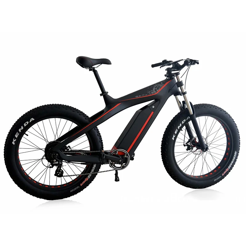 CE Adult 21 speed e bikes snow bike carbon fibre electric bicycle China wholesales 2022 carbon fiber electric fat tire bike