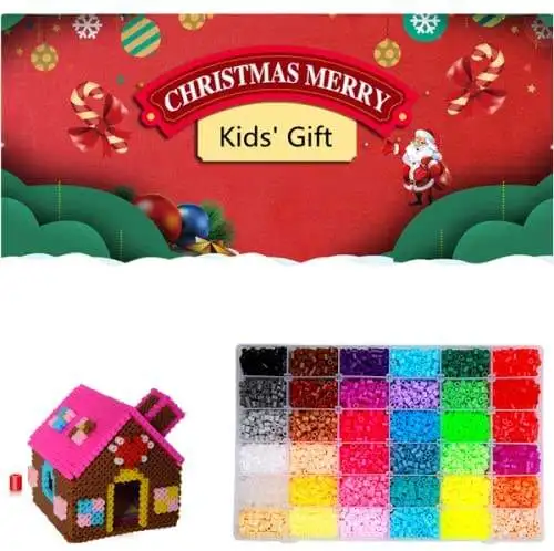 Fuse Bead Set For Kids 5mm 24 Colors Iron Hama Compatible Kit Kids Creative Handmade Craft Toy Gift Perler Beads Sets