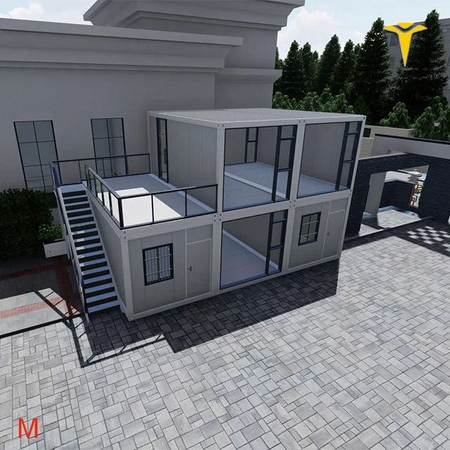 40Feet Modified Duplex Homes 5 Container House 5 Bedroom House 80m2 House Plan Big Modular Home