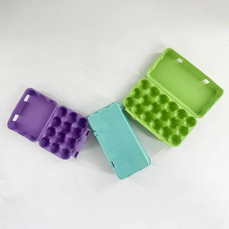 Retail Manufacturer Personalized Pulp Egg Tray Packaging Box Quail Egg Cartons