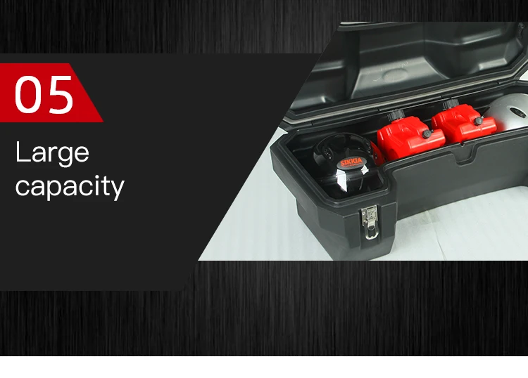 QUAD BOX CASE can be fixed on front of ATV HANMA