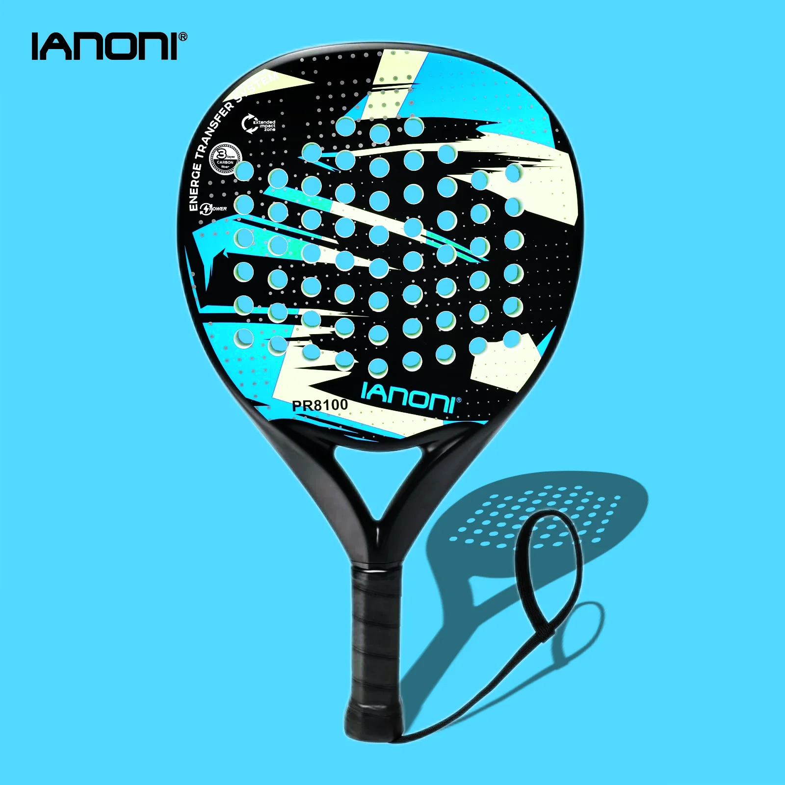 IANONI Sporting Pro Padel Racket: Precision Design for an Unbeatable Game