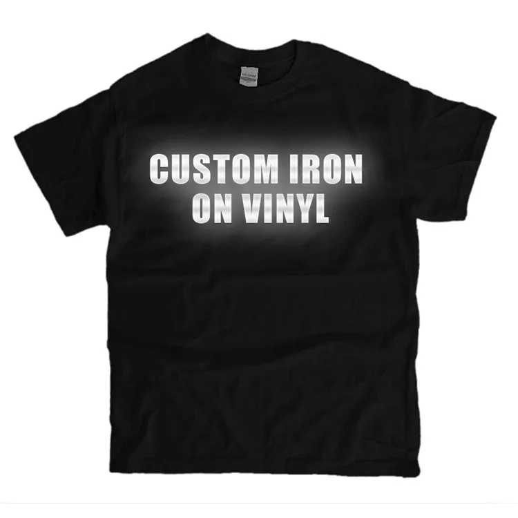 customization brand logo soft PU heat transfer reflective printing custom iron on vinyl for clothes logo DIY design