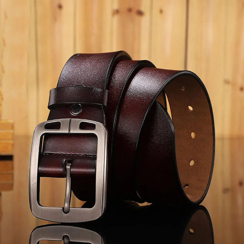 man Skinny Leather Leather Belts With For Jeans Adjustable Fashion  Waist Belt With Pin Buckle