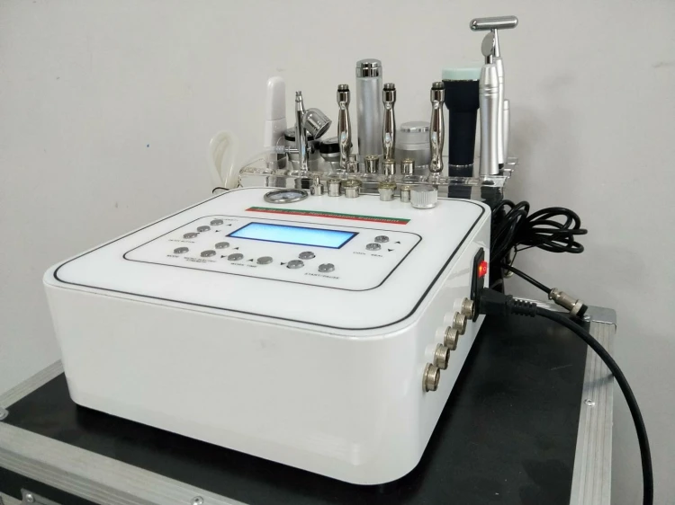 10 в 1 Алмазный пилинг и h2o2 гидро струи воды Aqua лица Уход за лицом уход за микродермабразия гидро дермабразия машина