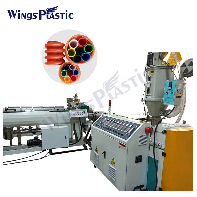 Plastic corrugated optical duct pipe extrusion line COD production line