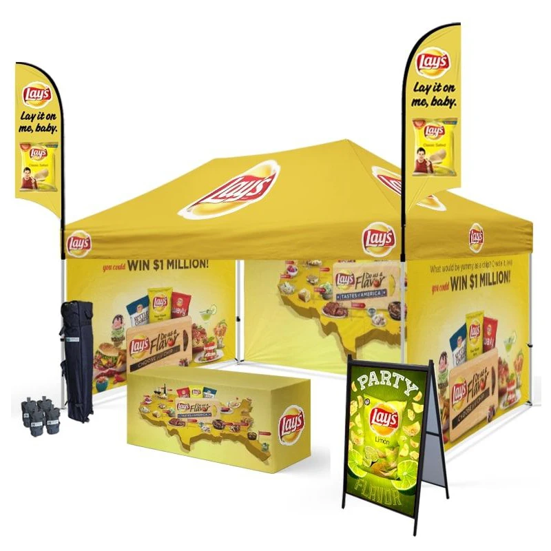 Outdoor custom printing event gazebo 3x3 pop up beach tent