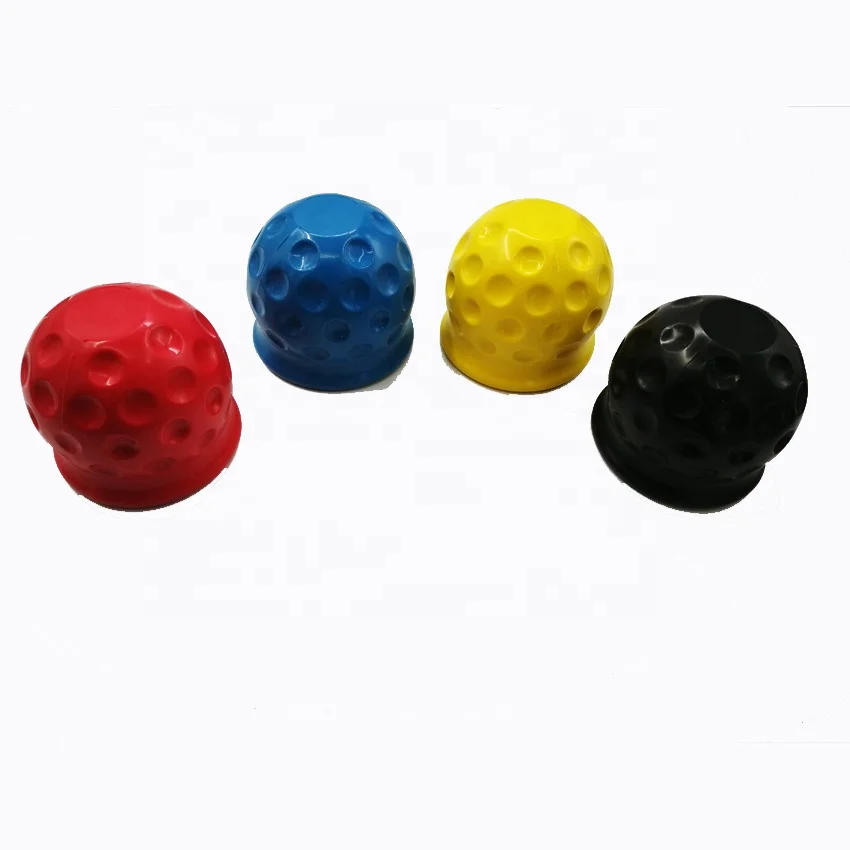 soft  PVC ROHS golf waterproof red blue black yellow rubber trailer hitch tow ball cover