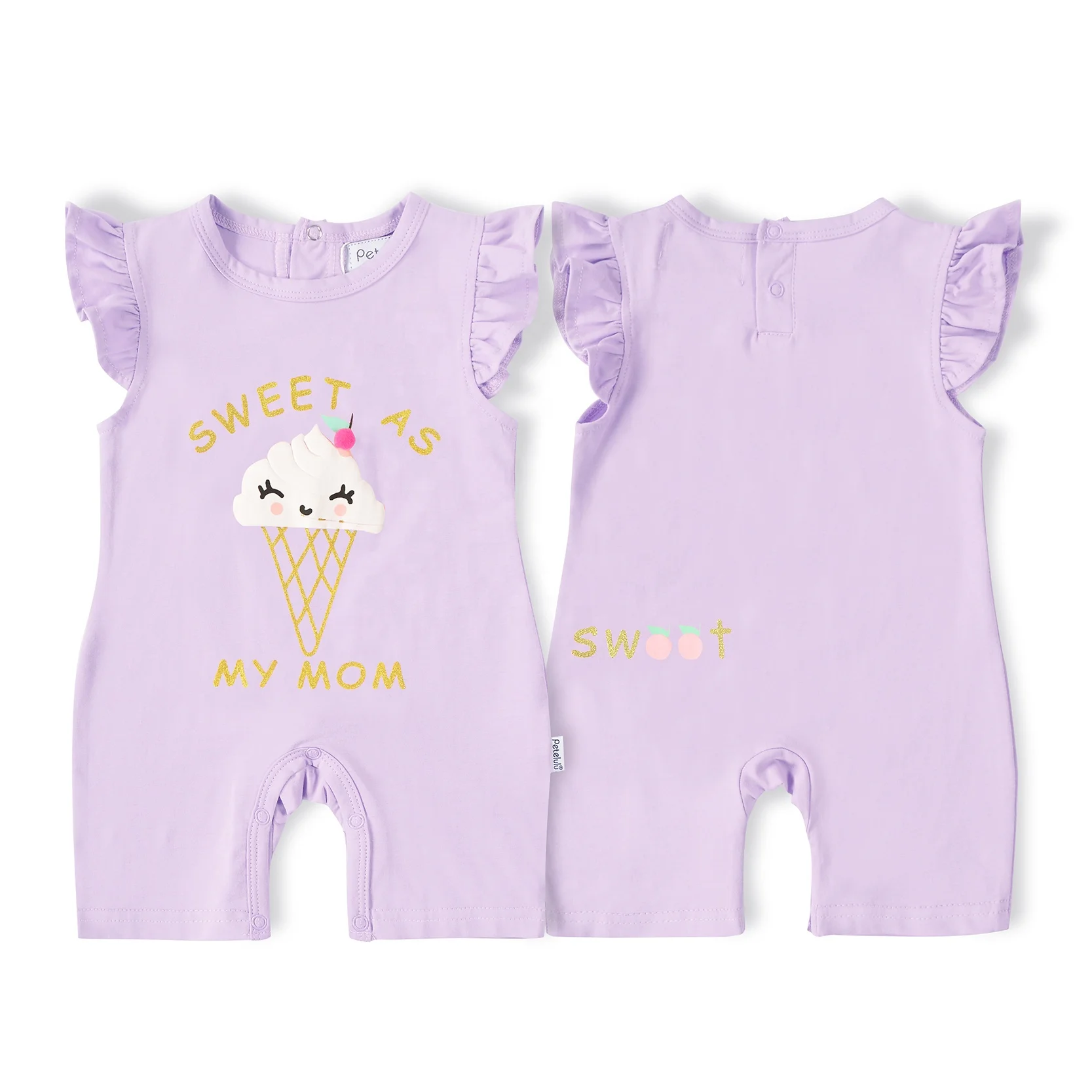 Petelulu organic cotton baby clothes baju baby cute clothes baby girl onesie