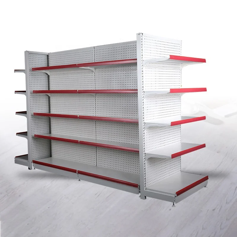 NOVA Tegometall Gondola Shelving, Metallic Supermarket Rack for Shop Wisda Commercial/