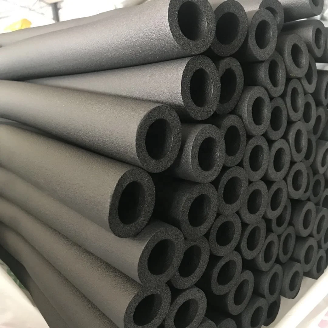 NBR ПВХ пенопластовая труба, резиновая пенопластовая труба NBR пенопластовая изоляция