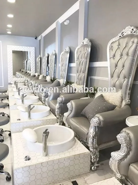 King Throne Luxury Queen Pedicure Chair Foot Spa Chair