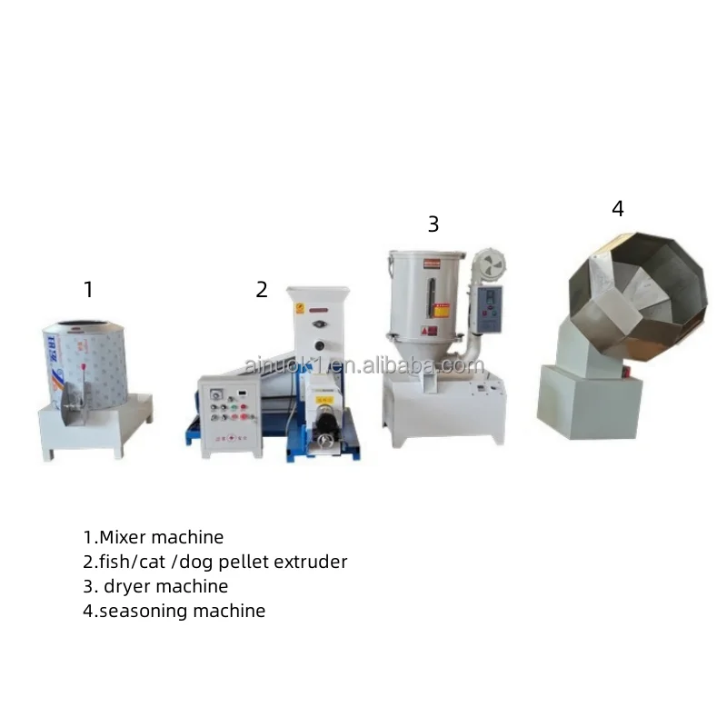 small floating fish feed machine one ton poultry feed machine