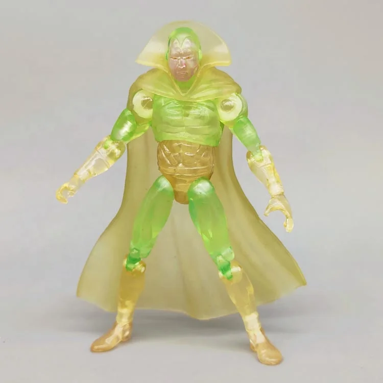 Custom Made Clear Plastic Version Mini Action Figure Toy , OEM 3D Transparent action Figure Toys Collection