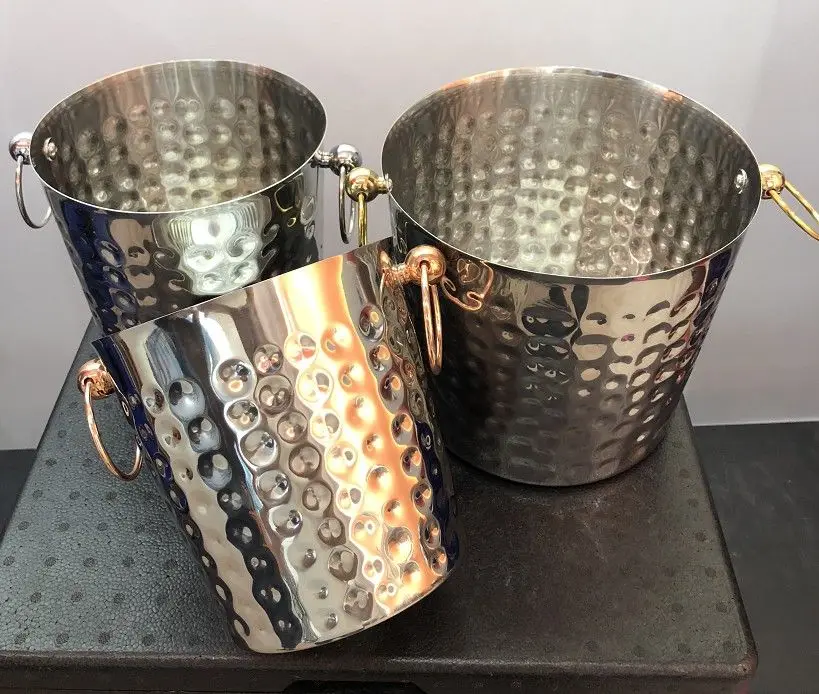 Ice bucket stainless steel beer bucket champagne bucket bar