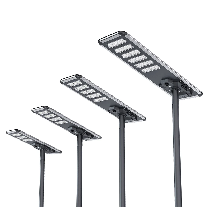 Outdoor Ip65 Waterproof Abs 150W 200W 250W 300W Integrated All In One Solar Led Street Lighting