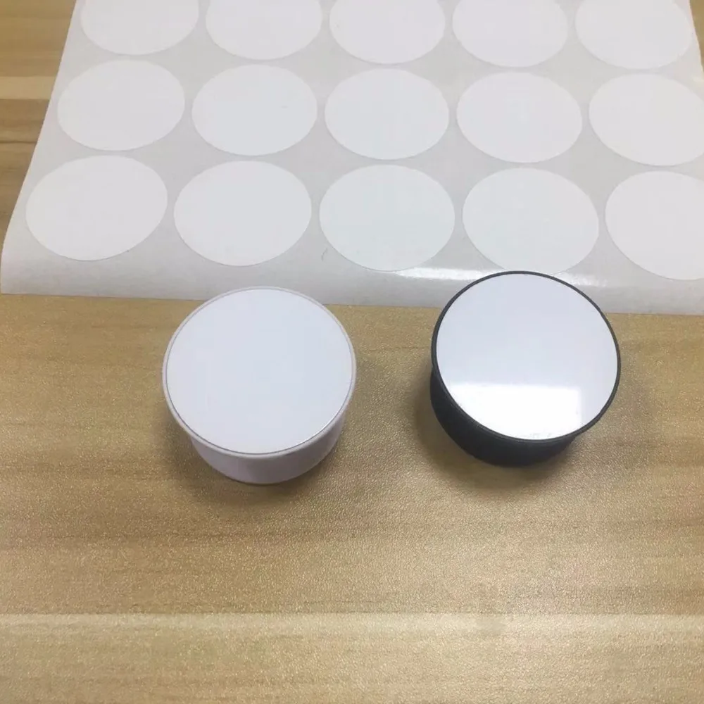 Newest product blank sublimation phone grip socket with aluminum plate insert