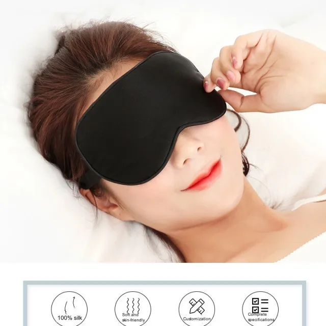 Night Sleep Personalized Wholesale Custom  Silk Satin Eye Mask