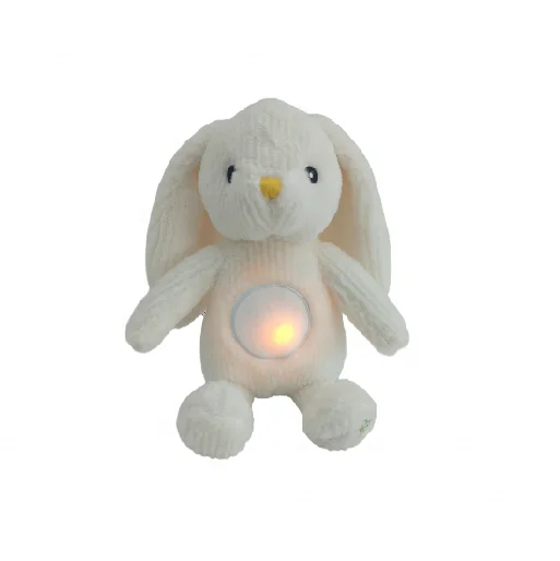 Hot Sale Breathing Bunny Portable Plush Soother With Sound Breathing Bunny Low Moq Snuggle Schlummer Bunny Stuffed Toy