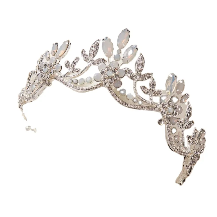 
Hot Sale Gold Crown Rose Gold Tiara Crown Of The Bride Wedding 