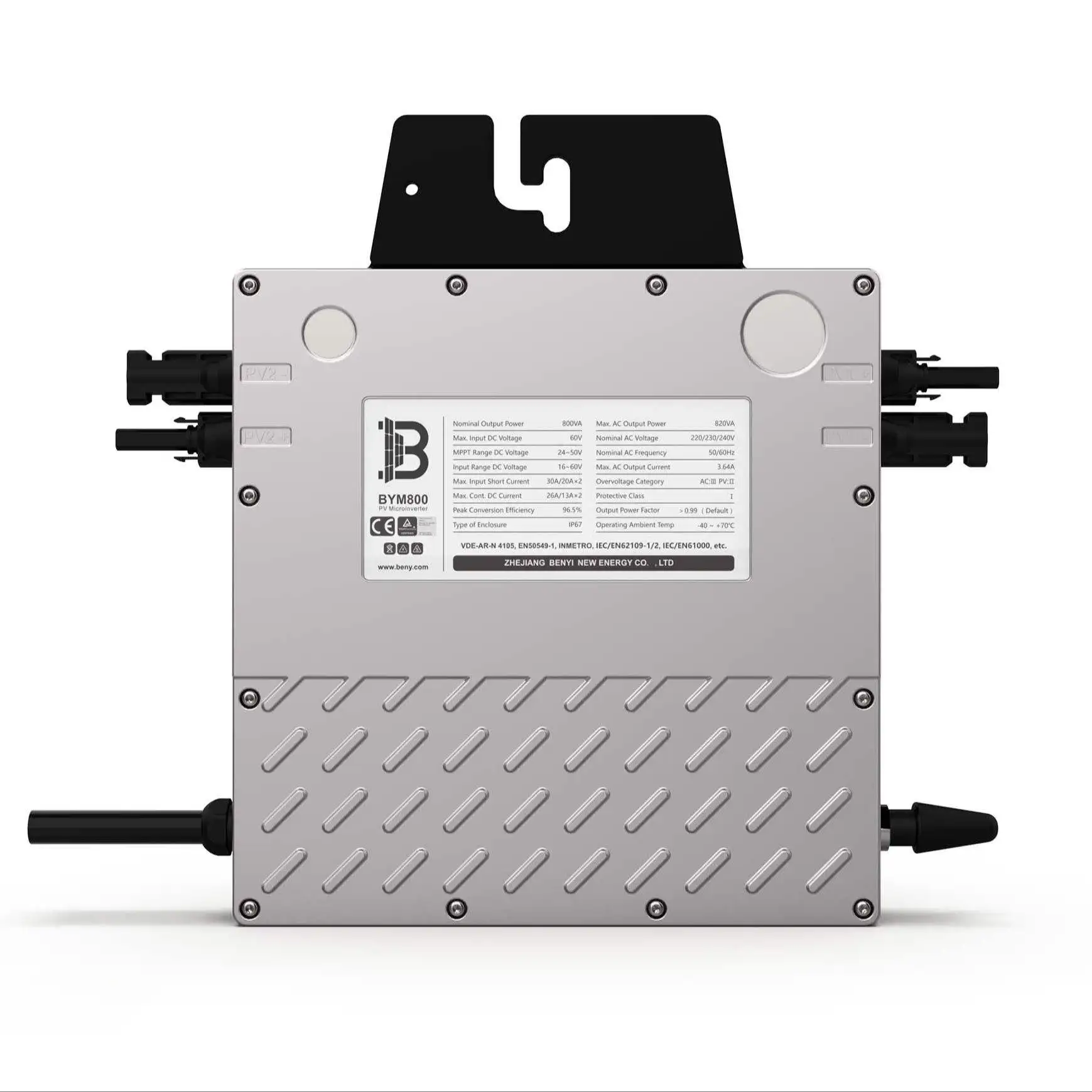 BENY IP67 Waterpoof 800 Вт сетчатый микро инвертор MPPT VDE домашние солнечные микроинверторы с 25-летней гарантией