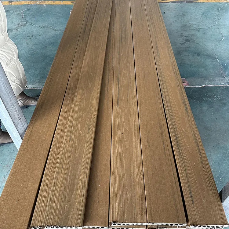 SONSILL Free Sample Custom Wood Plastic Laminate Terrace Waterproof WPC Decking Tiles