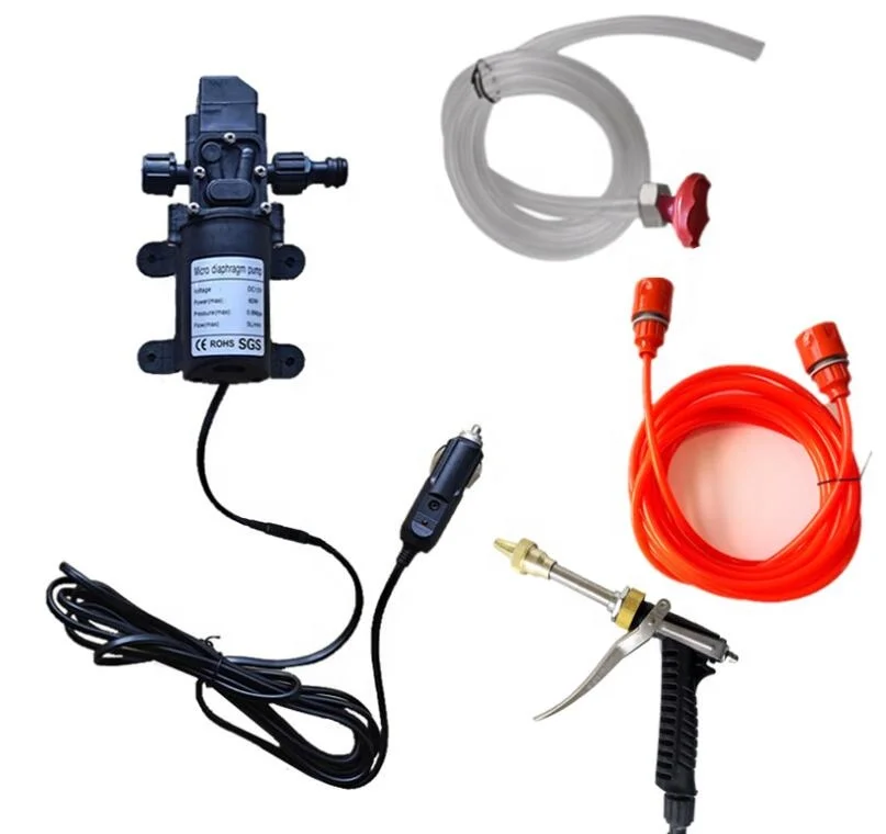 portable electric Self-priming 12v dc high pressure car washing machine