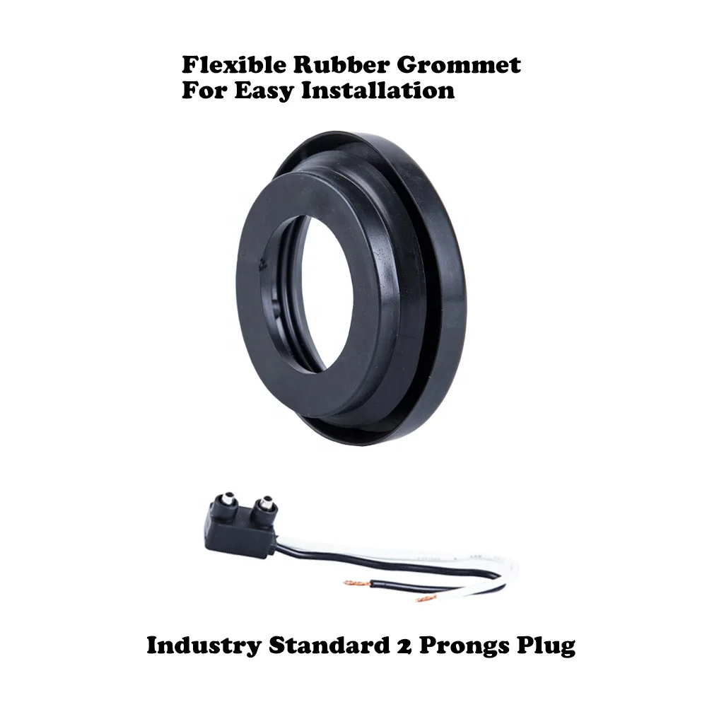 white led 2 inches round side marker and clearance lights truck trailer dot