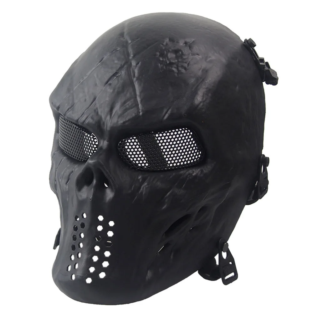 FDBRO Skeleton Mask Zombie Field Equipment Full Face Skeleton Warrior Mask Army Fan Supplies Live Action CS
