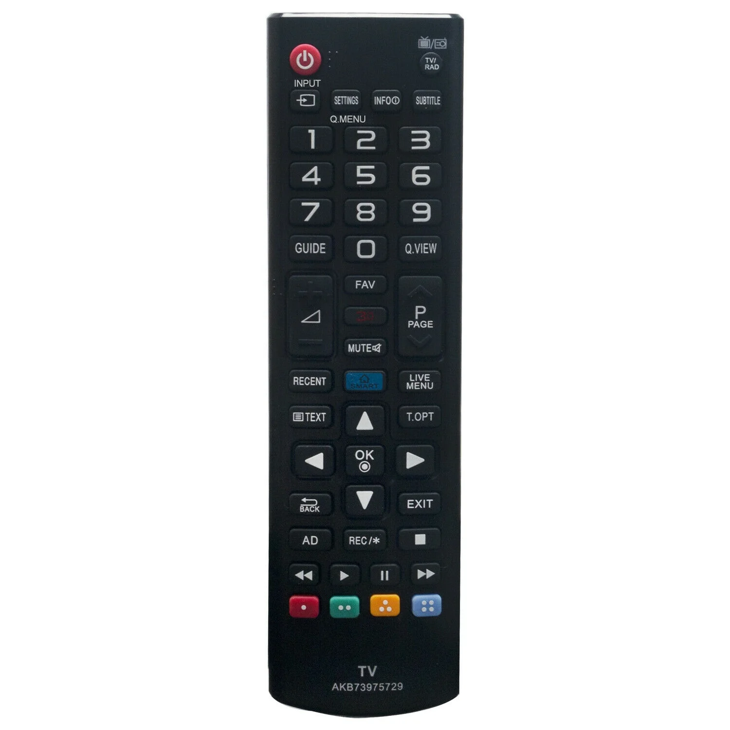 Replacement AKB73975729 Remote Control use for LG TV