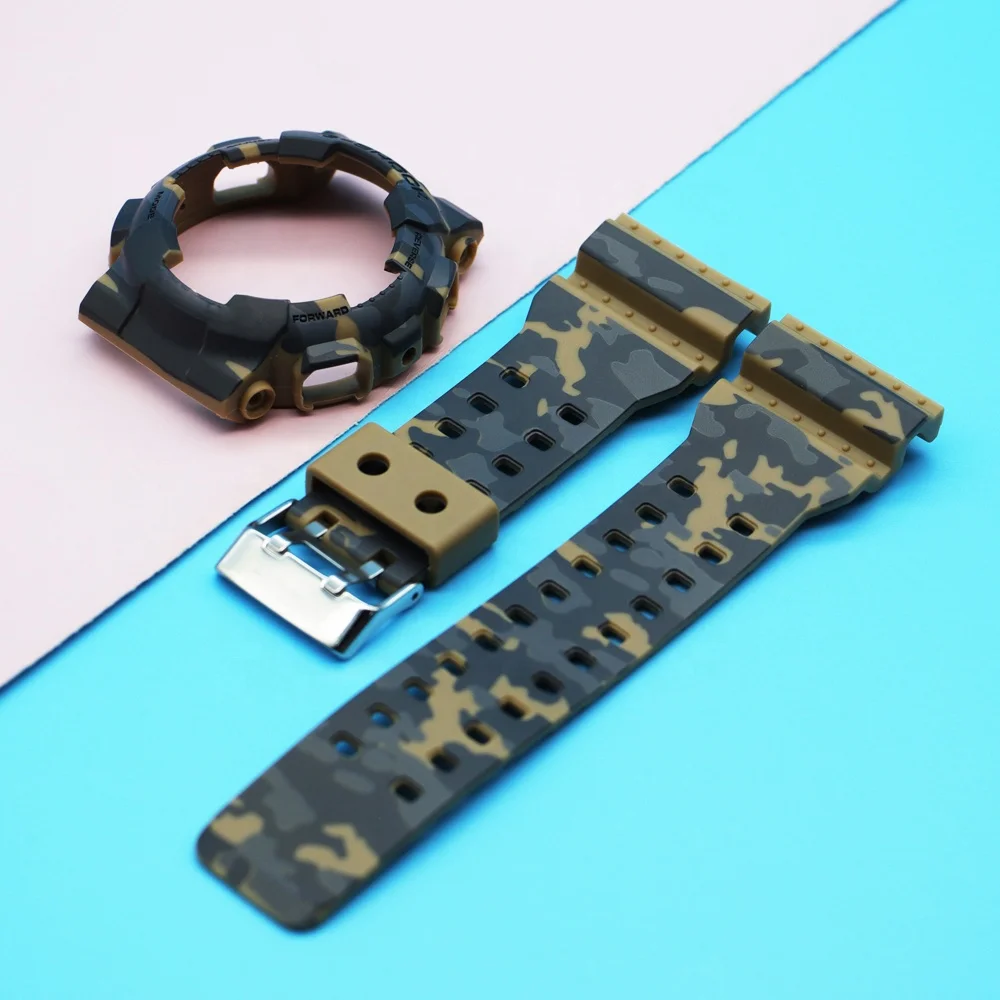For Casioak Silicone Tool Strap GA 110 GA100 GA120 GA-140 GA150 GA300 GD 120 100 110 GLS 100 110