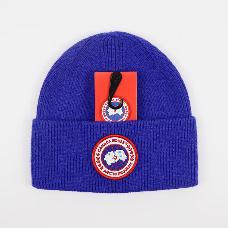 High Quality 2024 Wholesale Luxury Designer goose Beanies caps Winter Knitted goose cap Beanies women men