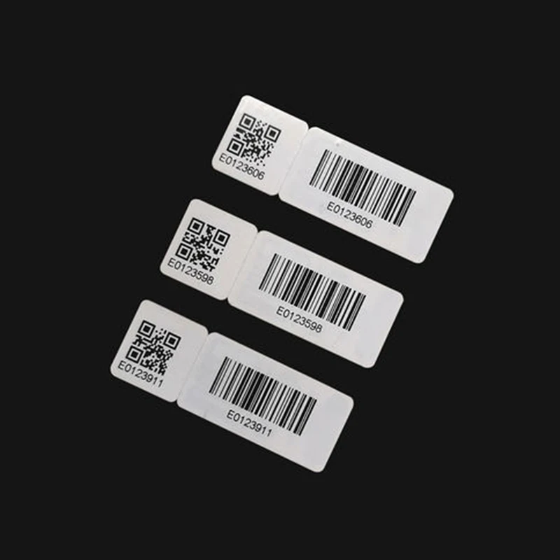 RFID Stickers Writable Printable Paper Frequency 840~960 MHz NFC ImpinJ R6-P Tag Barcode For Supermarket Retail Warehouse