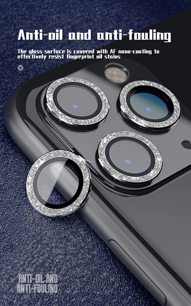  BlingBling Защитная пленка для объектива камеры 9H с алмазным покрытием против царапин iPhone 11