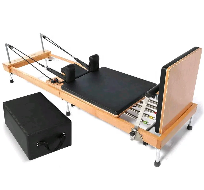 2020 Factory new reformer wood pilates foldable reformer equipment pilates
