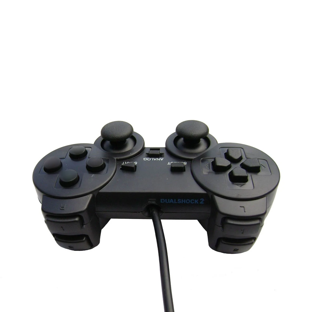 Проводной геймпад для PS2 с вибрацией сменный джойстик двойным Мотором контроллер