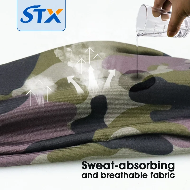 Shuntaixin  Custom Printed Elastic Headbands Running Sports Custom Turban Hairband Fitness Yoga Headband For Man