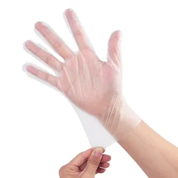 Best Selling Black PE/TPE Gloves Disposable Glove Food Cleaning PE Gloves TPE