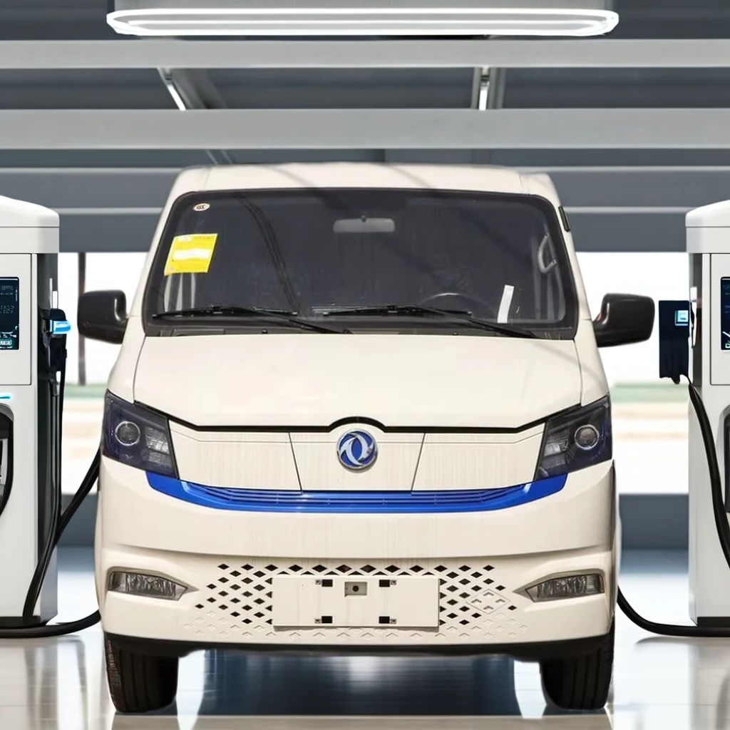 Dongfeng Yufeng EM27L чистый Электрический мини-закрытый грузовик с приводным типом 4x4 и литиевой батареей от Ningde нового энергетического транспортного средства