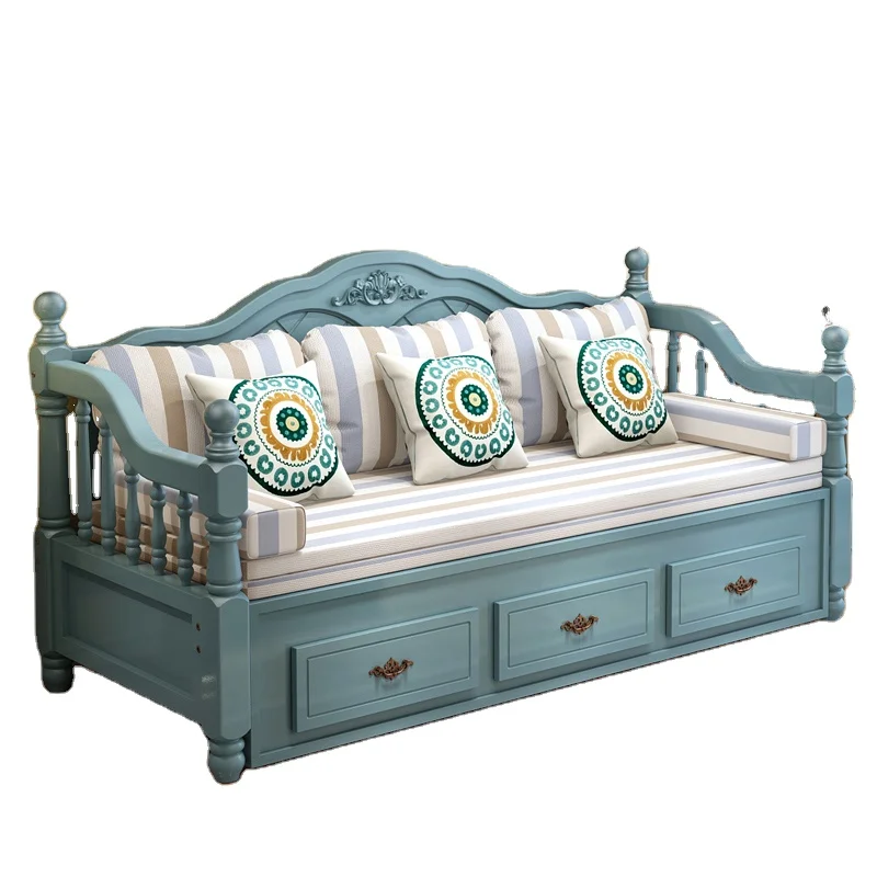 
High quality retro fashion European style sofa bed 